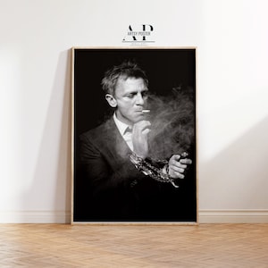 Daniel Craig James Bond Poster: Fine Art Print