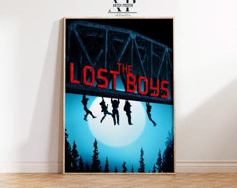 The Lost Boys-poster: kunstdruk vampierfilm 1987
