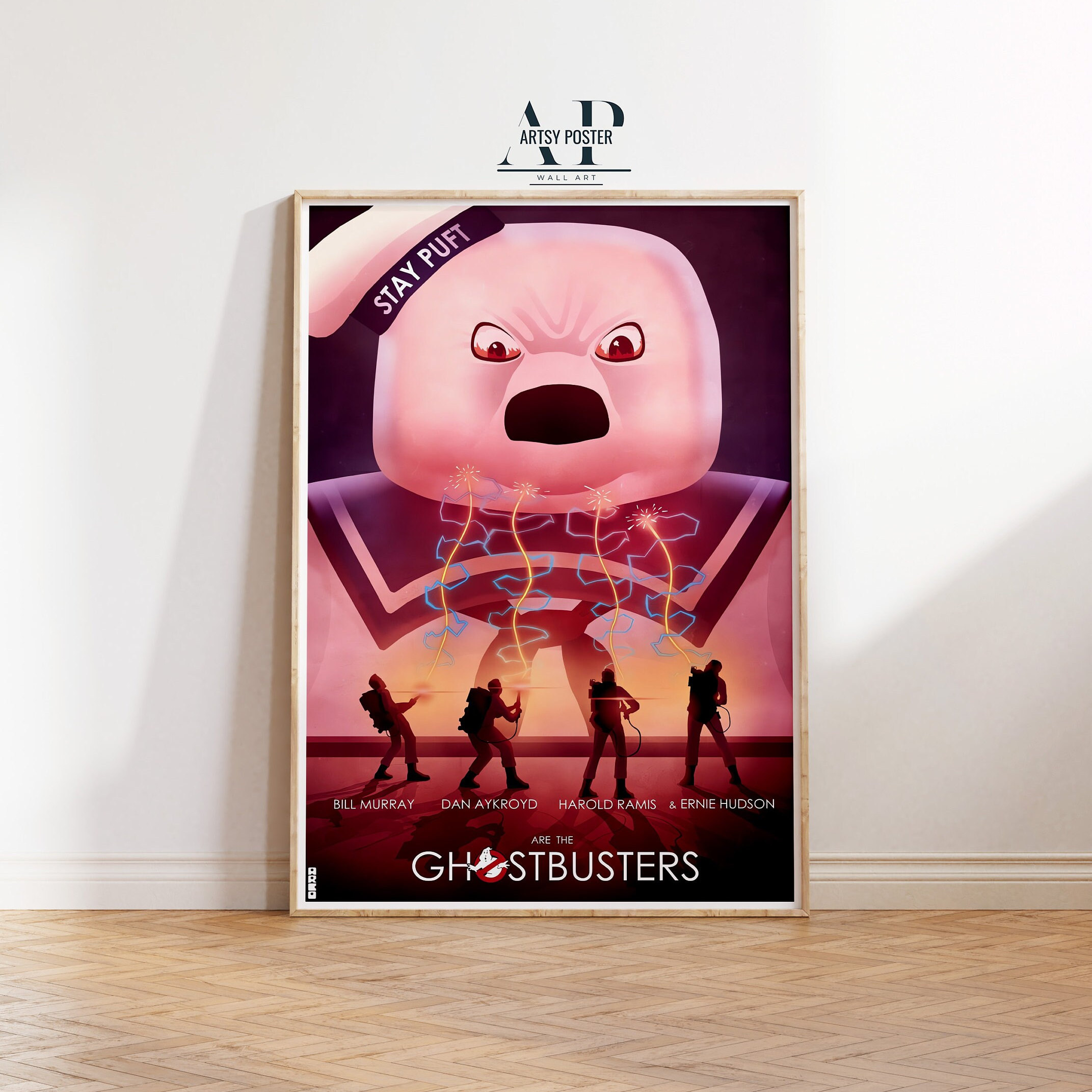Ghostbusters Movie Poster: 1980s Comedy Film Print