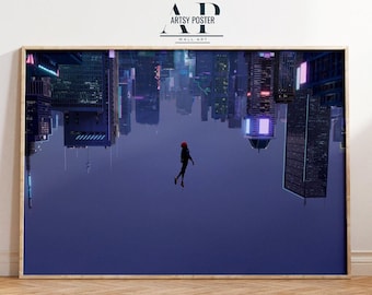 Poster di Spider-Man: Un nuovo universo - Miles Morales - Decorazioni per la cameretta dei bambini