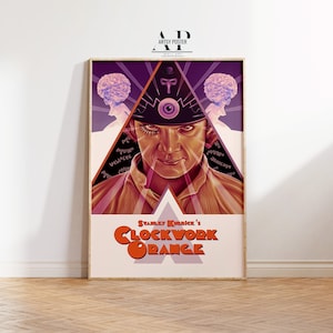 A Clockwork Orange Movie Poster: Stanley Kubrick Cult Classic Wall Art