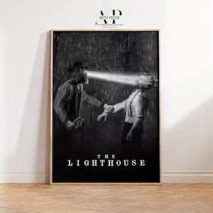 Der Leuchtturm Film Poster, Robert Eggers Wandkunst, Vintage Retro Dekor, Fine Art Print, Geschenk für Filmliebhaber