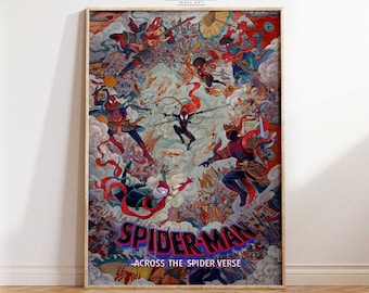 Spider-Man: Across the Spider Verse Poster - Miles Morales Movie Art