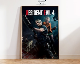 バイオハザード4』リメイクポスター：レオン・ケネディ ファイン