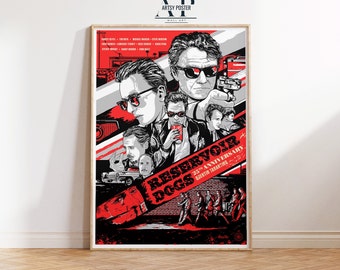 レザボア・ドッグス (1992) イギリス版 クワッドサイズ 映画ポスター