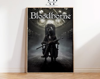 Bloodborne Poster: Yharnam City Art Print, Gothic Game Decor