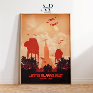 Rogue One Poster: Epic Star Wars Rebel Alliance Art Print