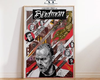 Birdman Movie Poster: Fine Art Film Print