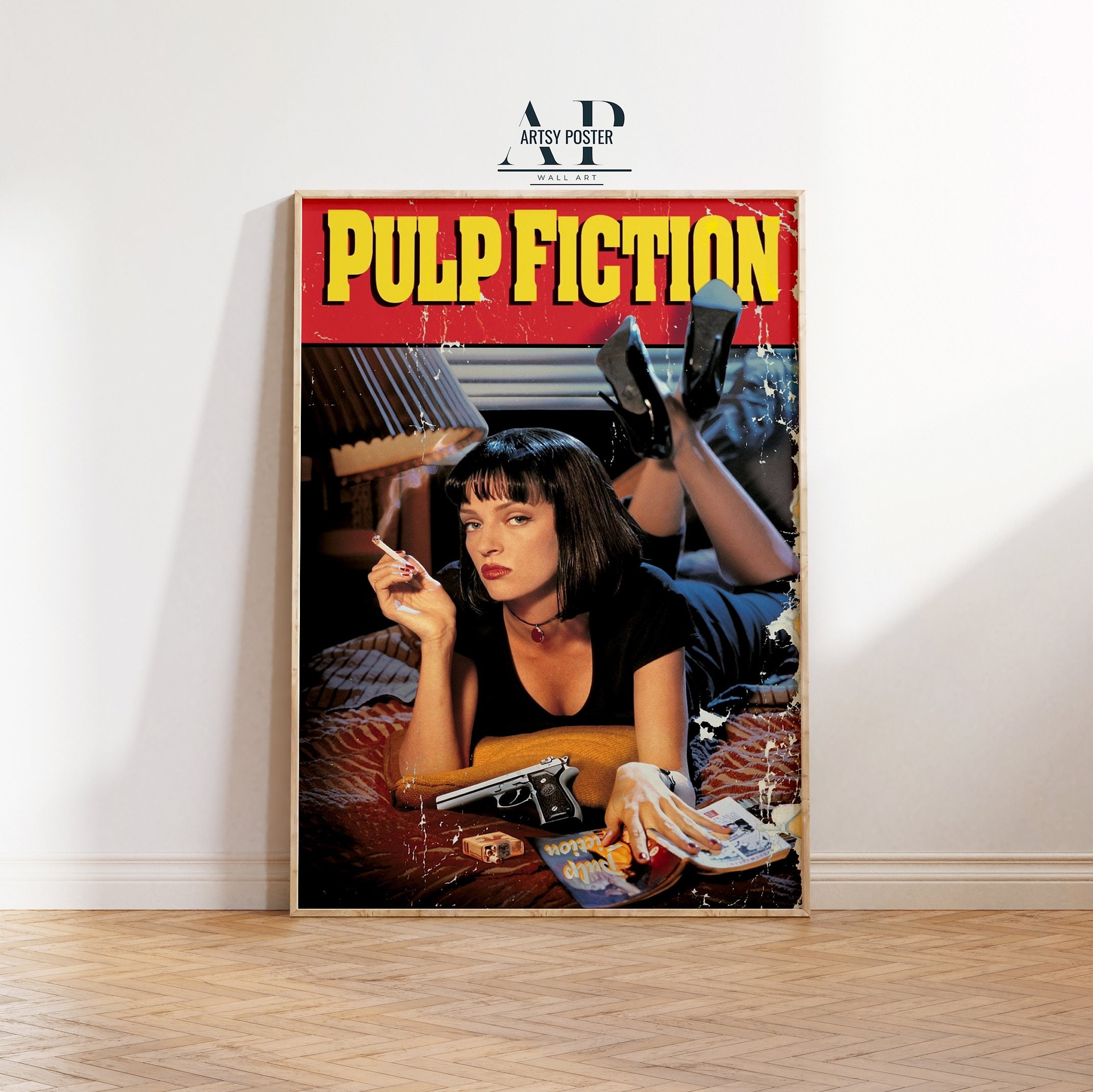 パルプ・フィクションのポスター：クエンティン・タランティーノの名作