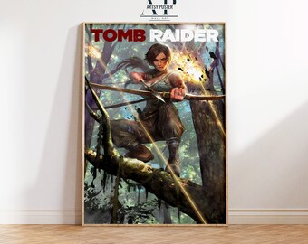 Tomb Raider Poster, Lara Croft, Gaming Room Decor - Etsy Canada