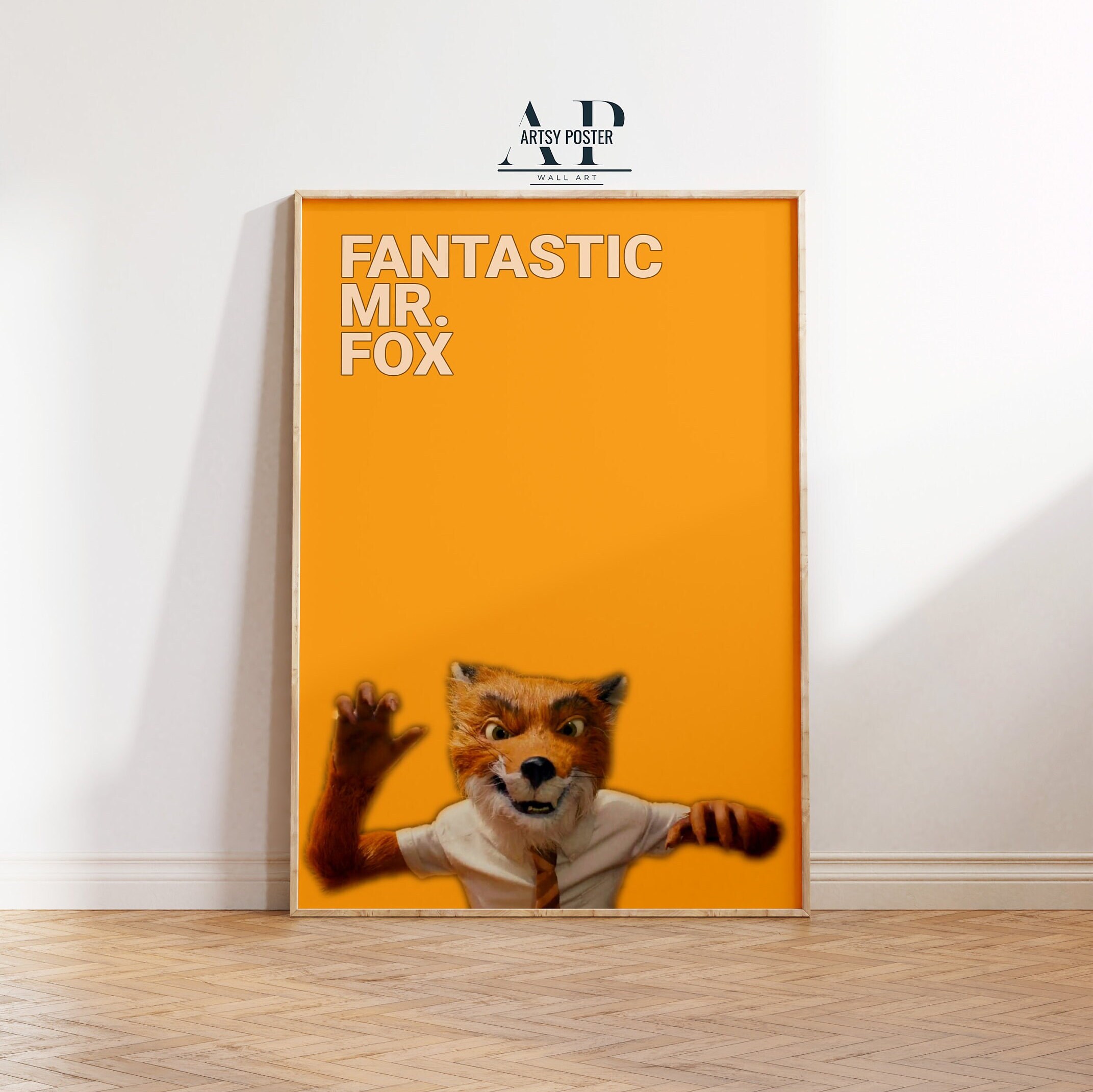 Fantastic Mr. Fox Poster, Wes Anderson Movie Art Print - Etsy