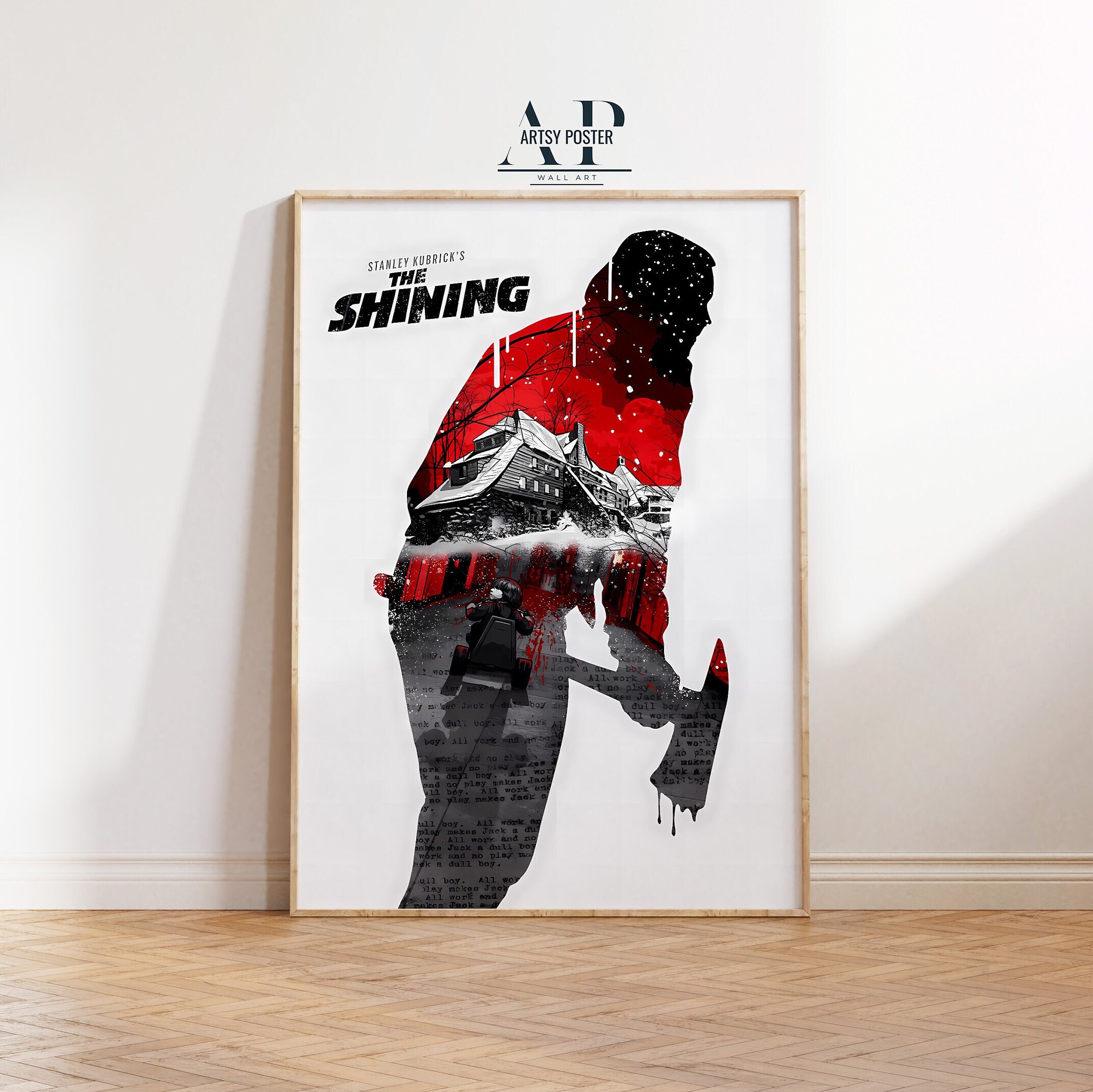 シャイニング』ポスター：スタンリー・キューブリック監督のホラー映画
