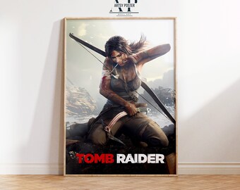 Tomb Raider Poster, Lara Croft, Gaming Room Decor - Etsy Canada