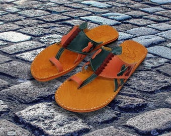 Sandały, sandały skórzane, sandały letnie, skórzane mieszkania, sandały z paskami, buty letnie, buty damskie, sandały damskie, sandały ręcznie robione,