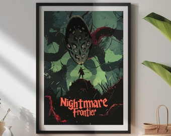 Nightmare Frontier - The Brain Mensis Poster. Videogame Art, Soulsborne Print, VideoGame Art, Gaming Poster, Bloodborne Inspired Poster