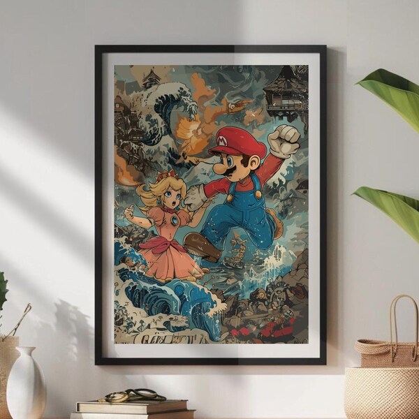 Super Mario Bedroom Decor Etsy super-mario-bedroom-decor-etsy