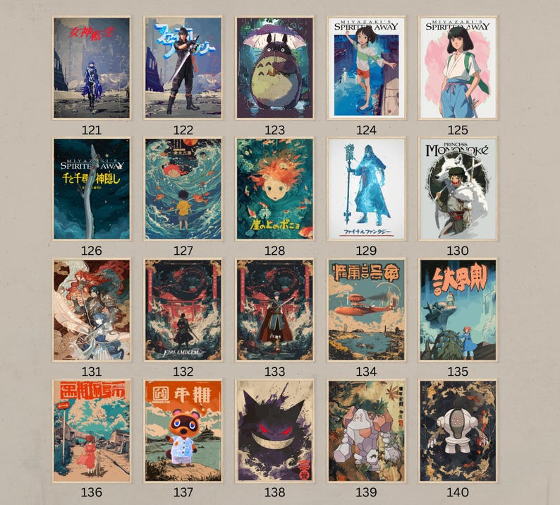 Anime Posters Art Collection