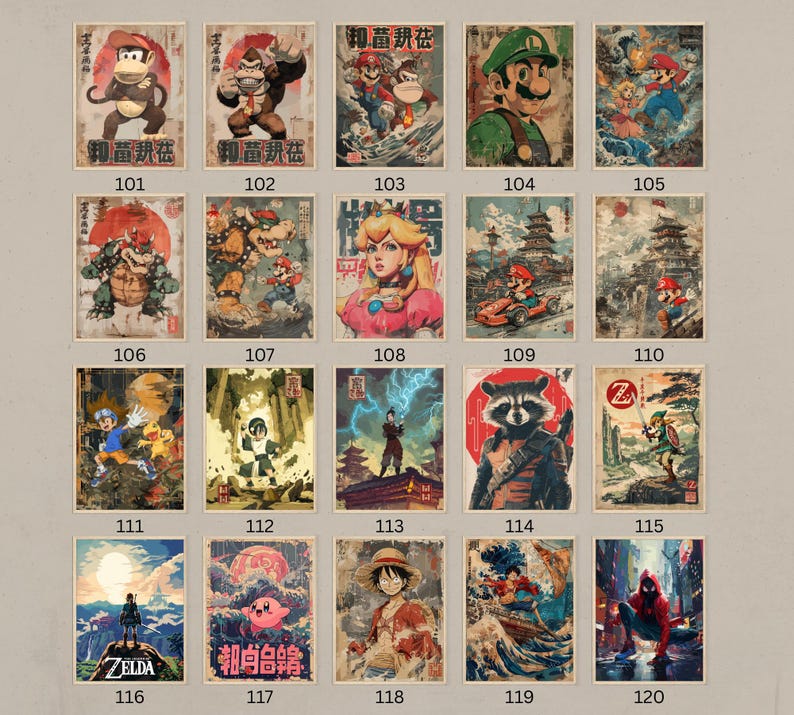 Anime Posters Art Collection