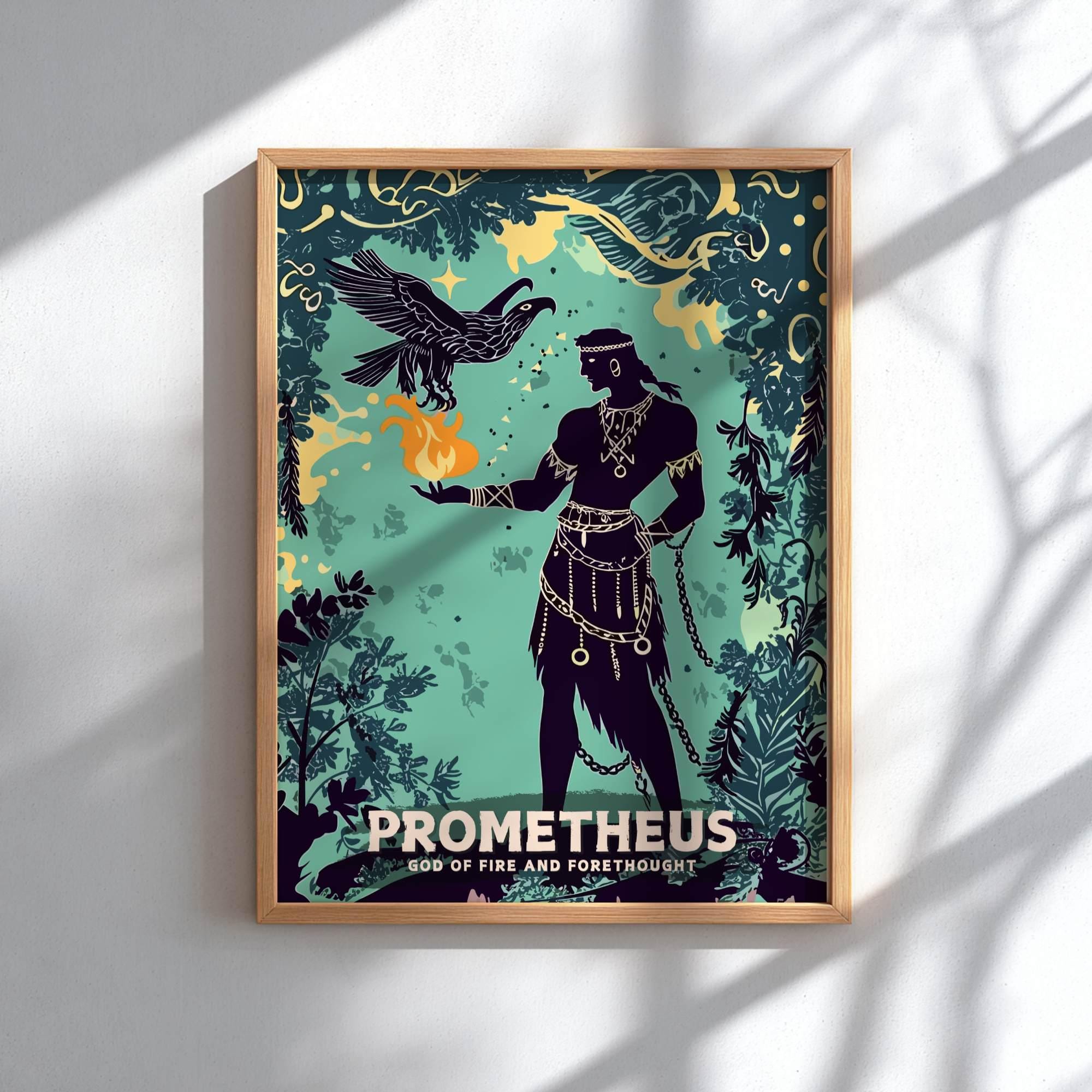 Prometheus Greek Poster - Etsy