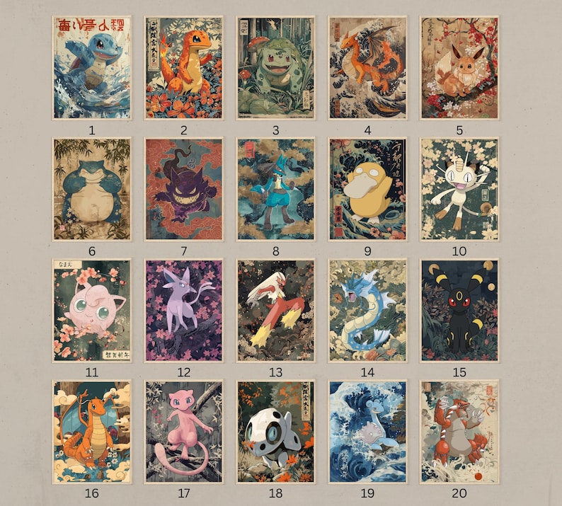 Anime Posters Art Collection