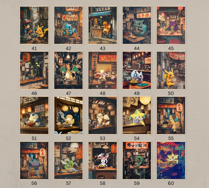 Anime Posters Art Collection
