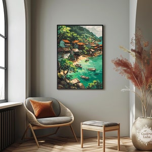 Fishing Village in Vietnam Poster