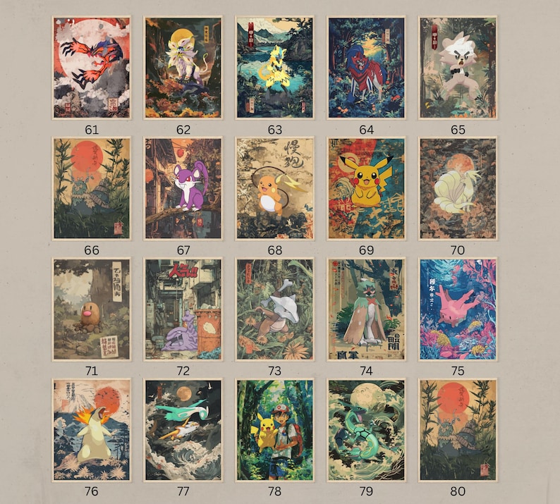 Anime Posters Art Collection