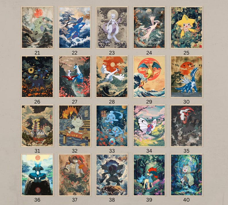 Anime Posters Art Collection
