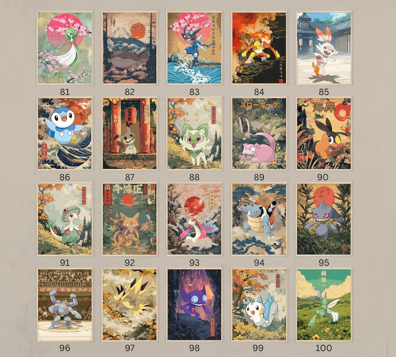 Anime Posters Art Collection