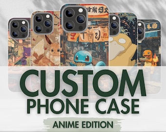Custom Anime Phone Case – Japanese Ukiyo-e Anime Art