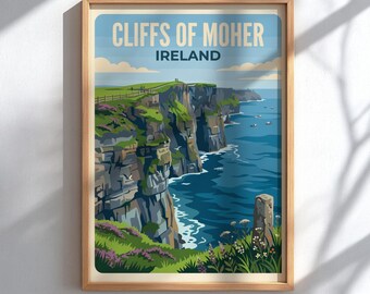 Cliffs of Moher Ireland - Travel Wall Decor