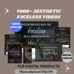 Pakiet 7000+ filmów bez twarzy Filmy bez twarzy Estetyczne filmy bez twarzy Marketing cyfrowy Produkty MRR i PLR