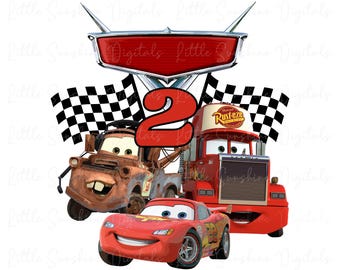 PNG digitaler Download, Autos Geburtstag PNG svg, Autos Shirt PNG, Jungen Geburtstag svg, 2. Geburtstag oben, Png Autos Sublimationsdesign