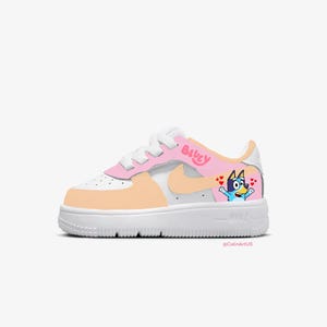 Customized Nike Baby Sneakers • Bluey , PINK