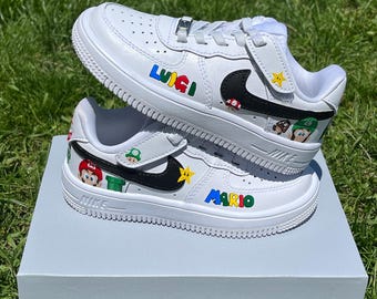 Air Force Luigi Shoes Tenis De Luigi Mario Bros Hombre Mujer Film