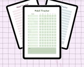 Habit Tracker Bundle: Weekly & Monthly Goal Planner