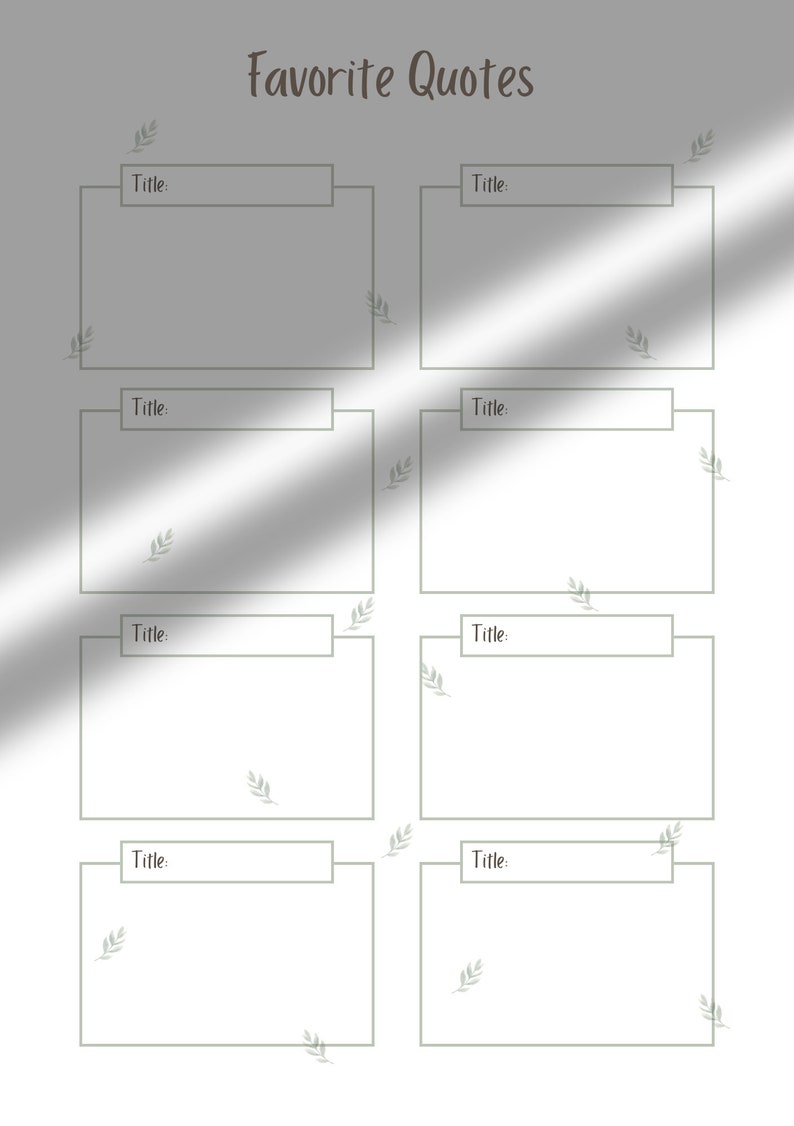 Lese Tagebuch, Lese Tracker, Lese Planer Bild 7