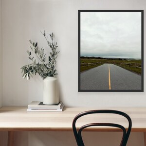 On the Road Again Digital Download Print, Road Wall Art Decor, Travel Wall Print, Instant Download