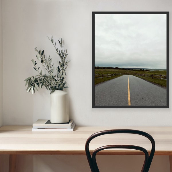 On the Road Again Digital Download Print, Road Wall Art Decor, Travel Wall Print, Instant Download