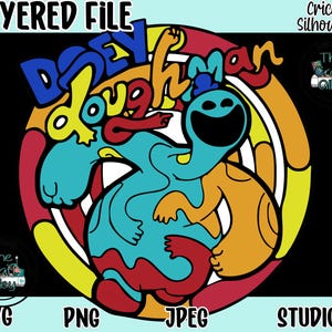 Doey the Doughman Schnittdatei. Mohn Spielzeit Kapitel 4 svg Png Jpeg Studio X, Cut Dateien für Cricut oder Silhouette