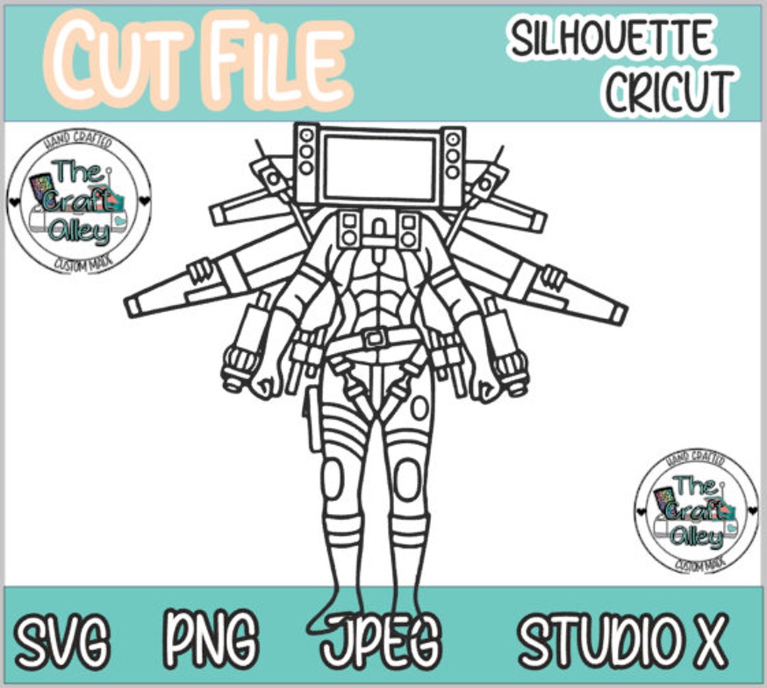 Upgraded TV WOMEN SVG. Skibidi Toilet Svg Png Jpeg File for Cricut or  Silhouette - Etsy