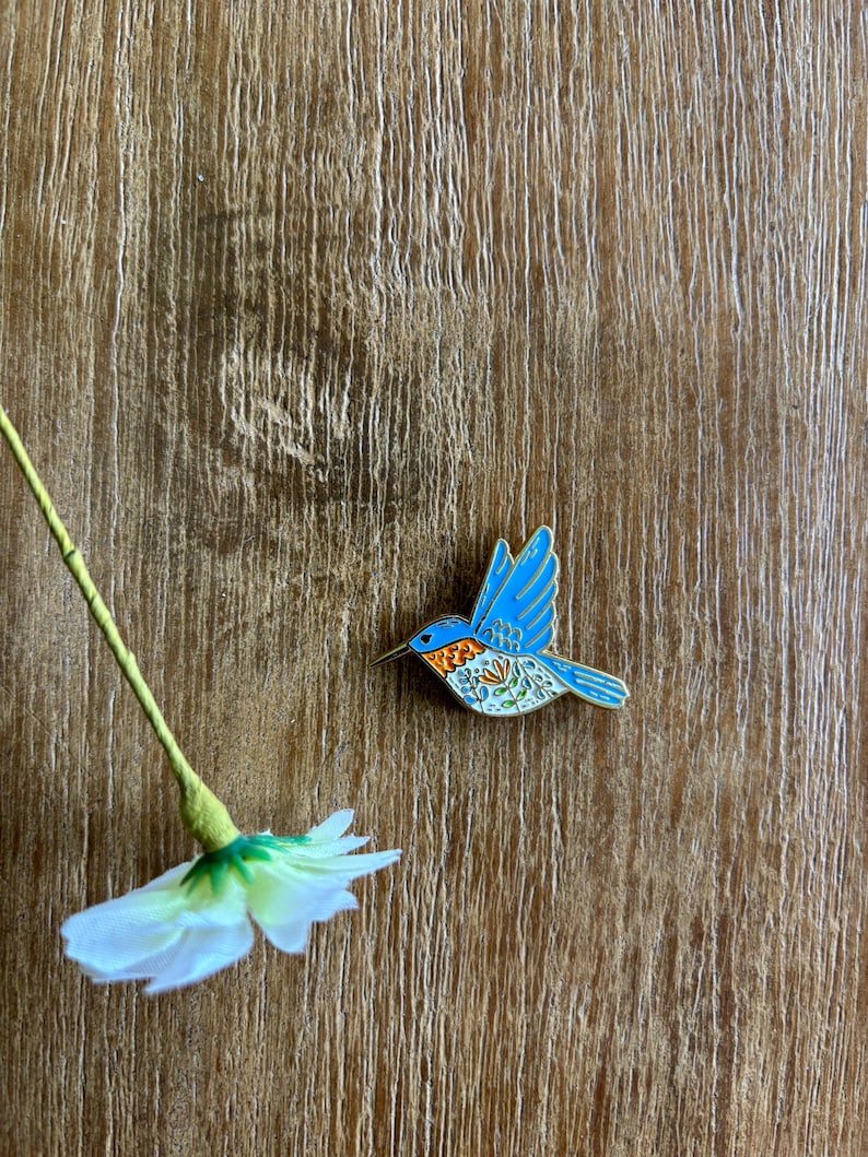 The Bird Collection * Needle Minders * Cross-stitch * Embroidery * Needlework Accessories * Crafter Gift * Notion * Magnet * Needle Nanny Hummingbird
