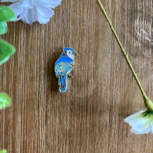 The Bird Collection * Needle Minders * Cross-stitch * Embroidery * Needlework Accessories * Crafter Gift * Notion * Magnet * Needle Nanny Blue Jay