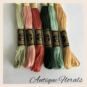 DMC Colour Palette * 6 skeins * DMC Palette