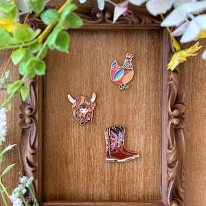 The Farm Collection * Needle Minders * Enamel * Cross-stitch * Embroidery * Needlework Accessories * Crafter Gift * Notion * Needle Nanny