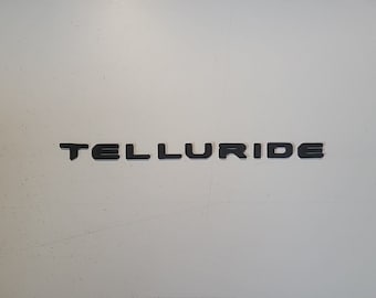 2023, 24, 25 KIA TELLURIDE blackout overlays - &quot;TELLURIDE letters only