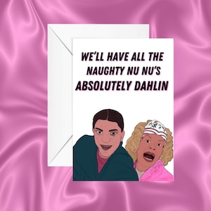 Absolut Dahlin! - Liebespaar Elphaba von TikTok inspirierte Grußkarte, Geburtstagskarte