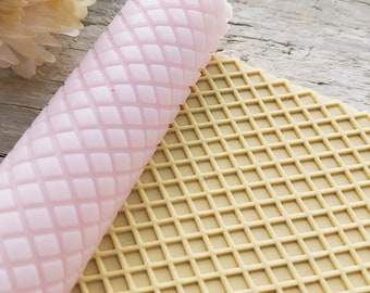 Ice Cream Cone Texture Roller for Polymer Clay Tools, Seamless Pattern, Jewlery Diy, Earring Making Tool