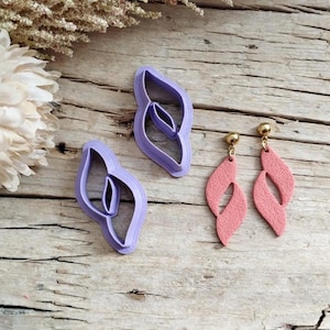 Boho Flame Cutter – Polymer Clay Earring Making Tool (2 Pieces)