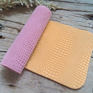 Schlangen Leder Texturroller - Polymer Clay, DIY Schmuckherstellung